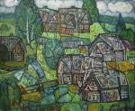 Весенний дождь - 2004г., 100*120, холст, масло